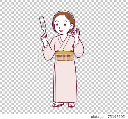 Young girl in pink kimono_B3_thermometer_ok.eps Young girl in pink kimono_B3_thermometer_ok.eps 75197205