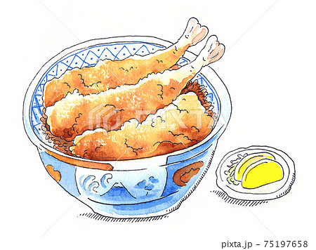 天丼のイラスト素材