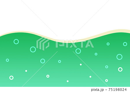 メロンソーダの背景 長方形のイラスト素材