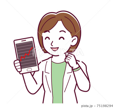 Young woman in a lab coat_M_Stock 75198294