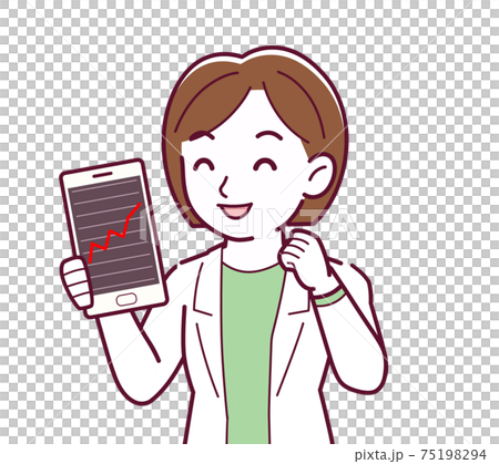 Young woman in a lab coat_M_Stock 75198294