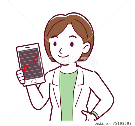 Young woman in a lab coat_M_Stock Young woman in a lab coat_M_Stock 75198298