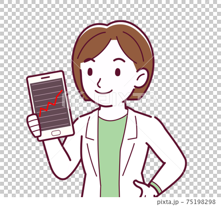 Young woman in a lab coat_M_Stock Young woman in a lab coat_M_Stock 75198298