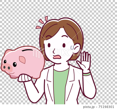 Young woman in a lab coat_M_Piggy Young woman in a lab coat_M_Piggy 75198301