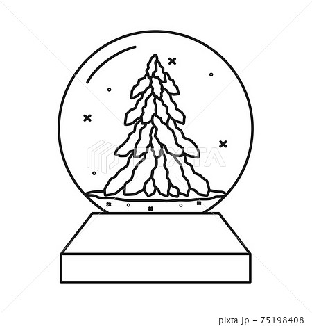 Black and white glass ball toy 75198408