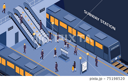 Subway Isometric Composition 75198520