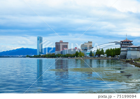 びわ湖 大津港の景観 びわ湖大津プリンスホテル びわ湖 大津港の景観 びわ湖大津プリンスホテル 75199094