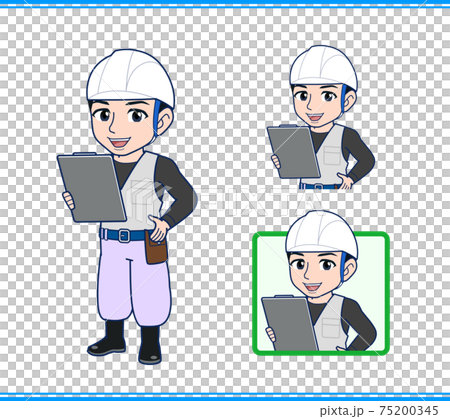 Man at the construction site 75200345