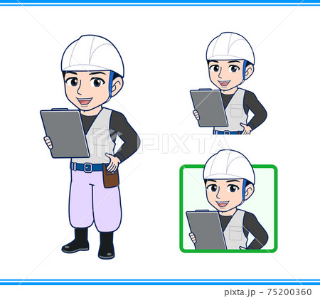 工事現場にいる男性 75200360