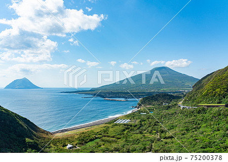 八丈島 島 自然 屋外 離島 伊豆諸島 風景 リゾート 田舎 少子化 観光 旅行 八丈富士 八丈島 島 自然 屋外 離島 伊豆諸島 風景 リゾート 田舎 少子化 観光 旅行 八丈富士 75200378