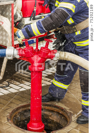 water hydrant and firefighter turns taps water hydrant and firefighter turns taps 75202189