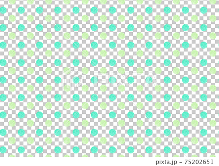 Dot hand-painted seamless pattern watercolor pencil green yellow-green dot Seamless pattern 75202651