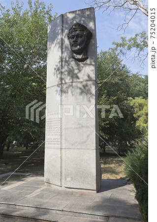 Monument to David Karayev in the garden named after Karaev in the city of Evpatoria Monument to David Karayev in the garden named after Karaev in the city of Evpatoria 75204015