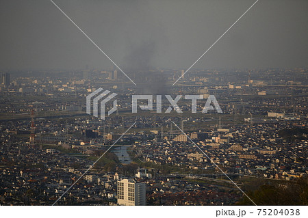 湘南平から火災発見 75204038