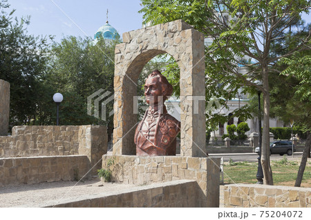 Bust of Alexander Suvorov at the Suvorov Redoubt in the city of Evpatoria Bust of Alexander Suvorov at the Suvorov Redoubt in the city of Evpatoria 75204072