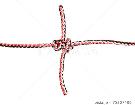 barrel knot (blood knot) tied on synthetic rope barrel knot (blood knot) tied on synthetic rope 75207406