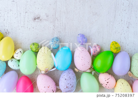 Easter colored eggs 75208397