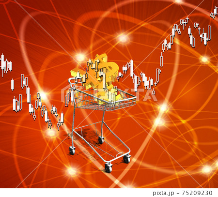 為替通貨の買い物かごと株式市場 75209230