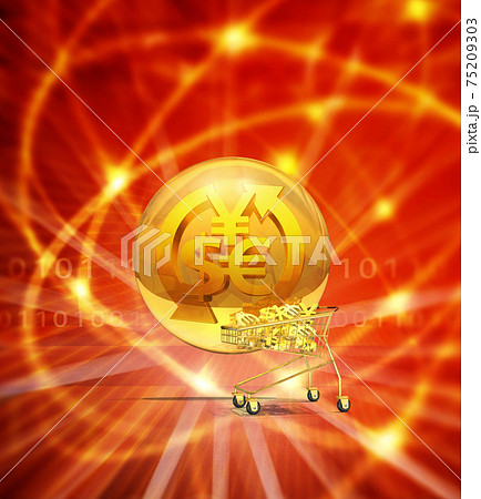 為替通貨の買い物かご 75209303