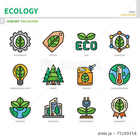 ecology icon set ecology icon set 75209358