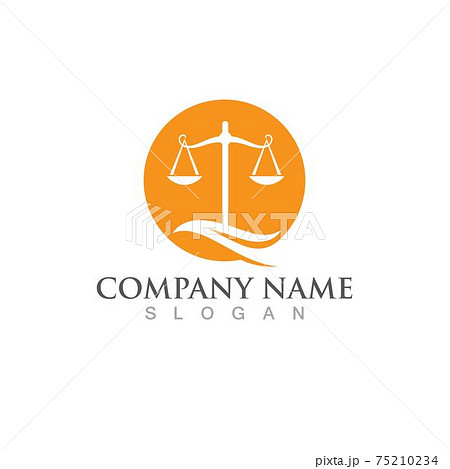 justice law Logo Template 75210234