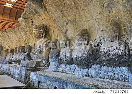【大分県】臼杵磨崖仏 古園石仏 【大分県】臼杵磨崖仏 古園石仏 75210765