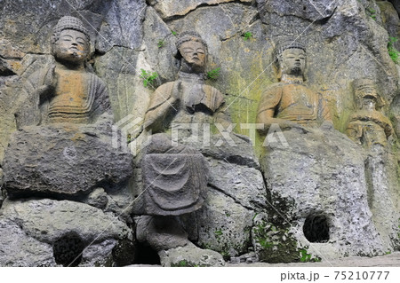 【大分県】臼杵磨崖仏 ホキ石仏第一群 【大分県】臼杵磨崖仏 ホキ石仏第一群 75210777