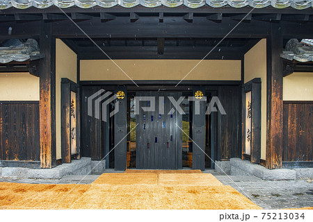 長野県小布施町の街並み　オープンガーデン　Obuse Town  Nagano  pref.   75213034