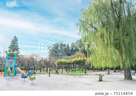 公園の風景 都立赤塚公園 城跡地区 東京都板橋区 公園の風景 都立赤塚公園 城跡地区 東京都板橋区 75214859