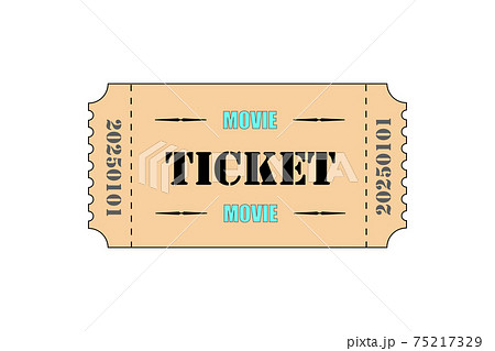 チケットのイラスト素材