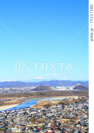愛知県から見る御嶽山の風景 愛知県から見る御嶽山の風景 75217380