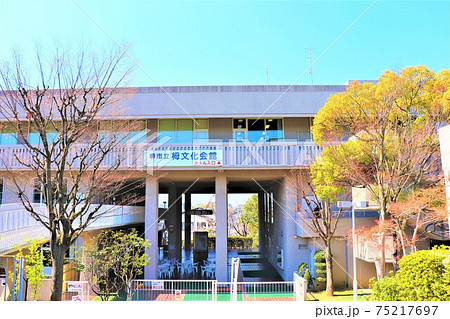 堺市立会館 栂文化会館春の風景 堺市立会館 栂文化会館春の風景 75217697