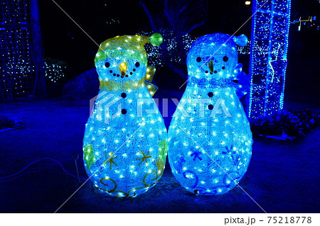 LED雪だるま 75218778