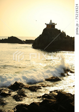 海岸 海 波 75219324