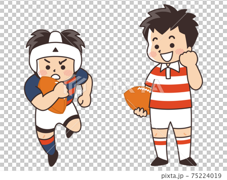 ラグビー選手　スポーツ　部活動 75224019