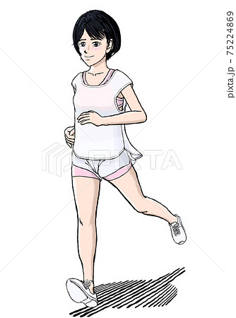 JK由奈　2021春ランニング07ランニング・シーズン到来 75224869