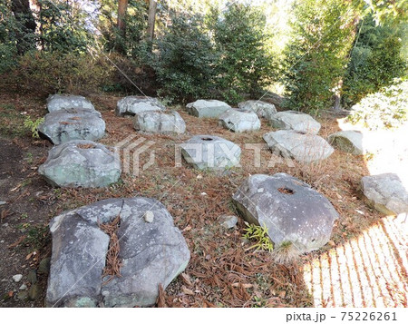 一之宮貫前神社　三重塔礎石 75226261