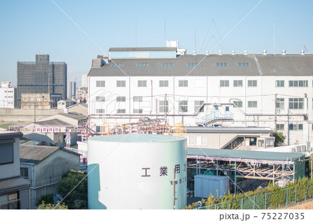 荒川土手からの風景／東京都足立区新田 75227035