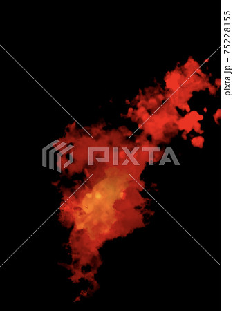 赤と黒の滲むテクスチャ背景 赤と黒の滲むテクスチャ背景 75228156