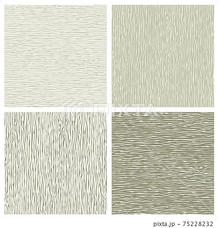 Set of seamless patterns with wooden texture. Abstract square background with grey, beige, light brown stripes. Repeating timber print for fabric, textile, wallpaper, fills, webs, wrapping paper. Set of seamless patterns with wooden texture. Abstract square background with grey, beige, light brown stripes. Repeating timber print for fabric, textile, wallpaper, fills, webs, wrapping paper. 75228232
