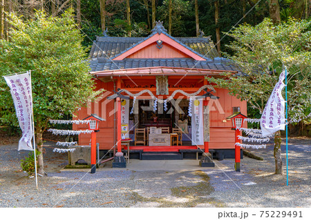 諏訪神社（鹿児島県肝属郡南大隅町）の写真素材 [75229491] - PIXTA