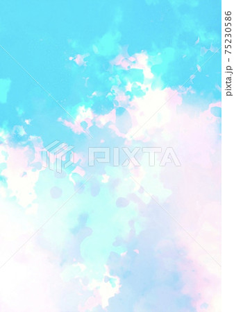 水色とピンクの夢かわいいキラキラテクスチャ背景のイラスト素材