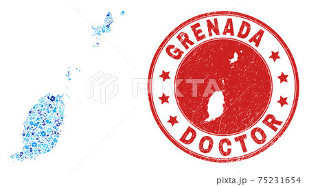 Health Care Injection Mosaic Grenada Map and Scratched Health Care Stamp Seal Health Care Injection Mosaic Grenada Map and Scratched Health Care Stamp Seal 75231654