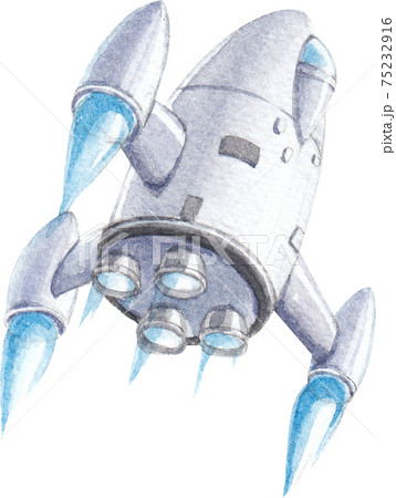 Astronaut concept watercolor element 75232916