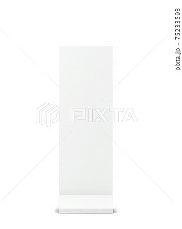 Blank display stand for advertising mockup 75233593