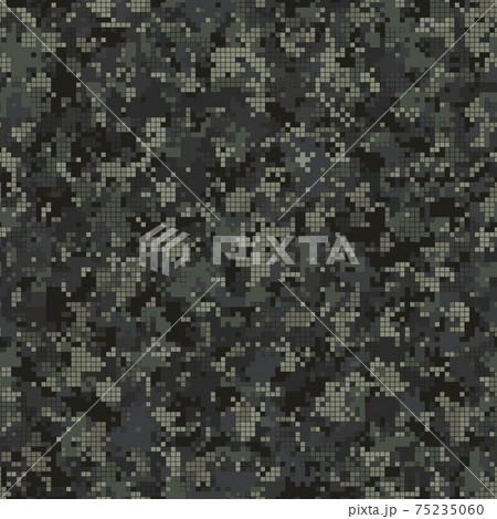 Abstract military or hunting camouflage seamless pattern background 75235060