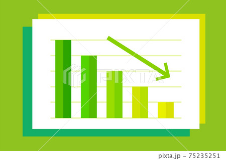 グラフ ビジネス AI ベクター 素材 フラット アイコン グラフ ビジネス AI ベクター 素材 フラット アイコン 75235251