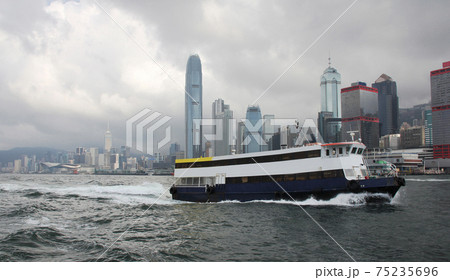 The passenger ship in Hong Kong 75235696