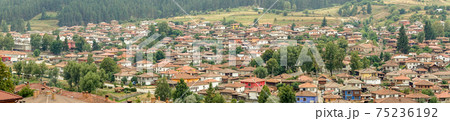 Panorama of a beautiful Bulgarian village Koprivshtica Panorama of a beautiful Bulgarian village Koprivshtica 75236192