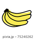 Yellow banana food sweet fruit fun nice 75240262